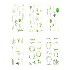 Wild Nature Sticker Set - Green Leaves