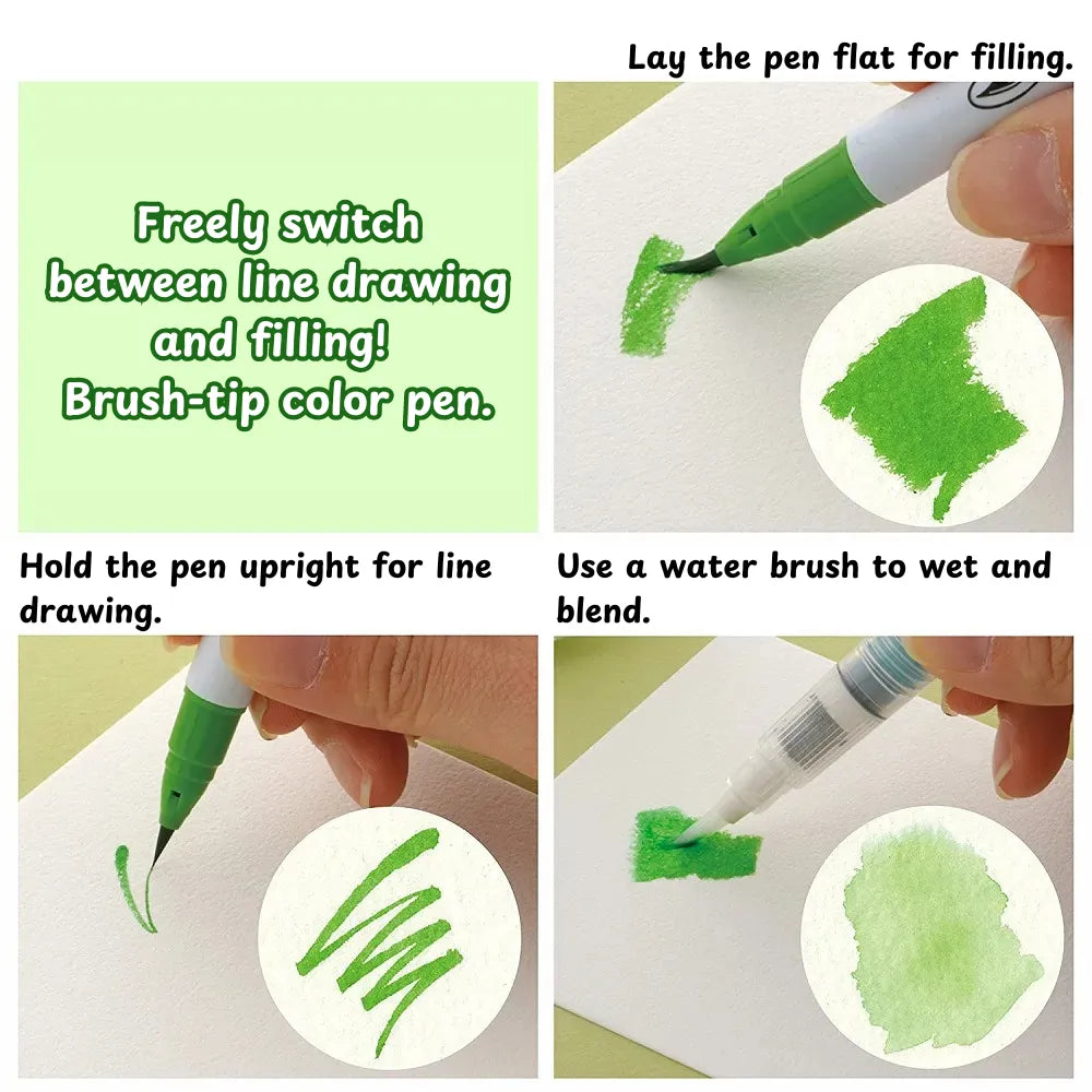ZIG Real Brush - Black Ink - (No. 010)