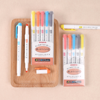 Zebra Mildliner Double Sided Highlighters - 5 Rare Color Set