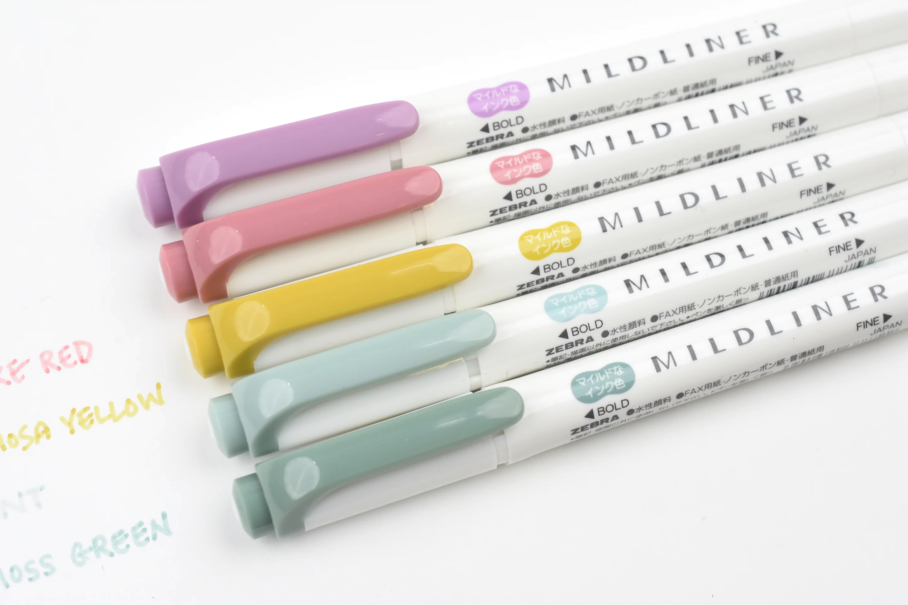 Zebra Mildliner Double Sided Highlighters - NEW COLORS
