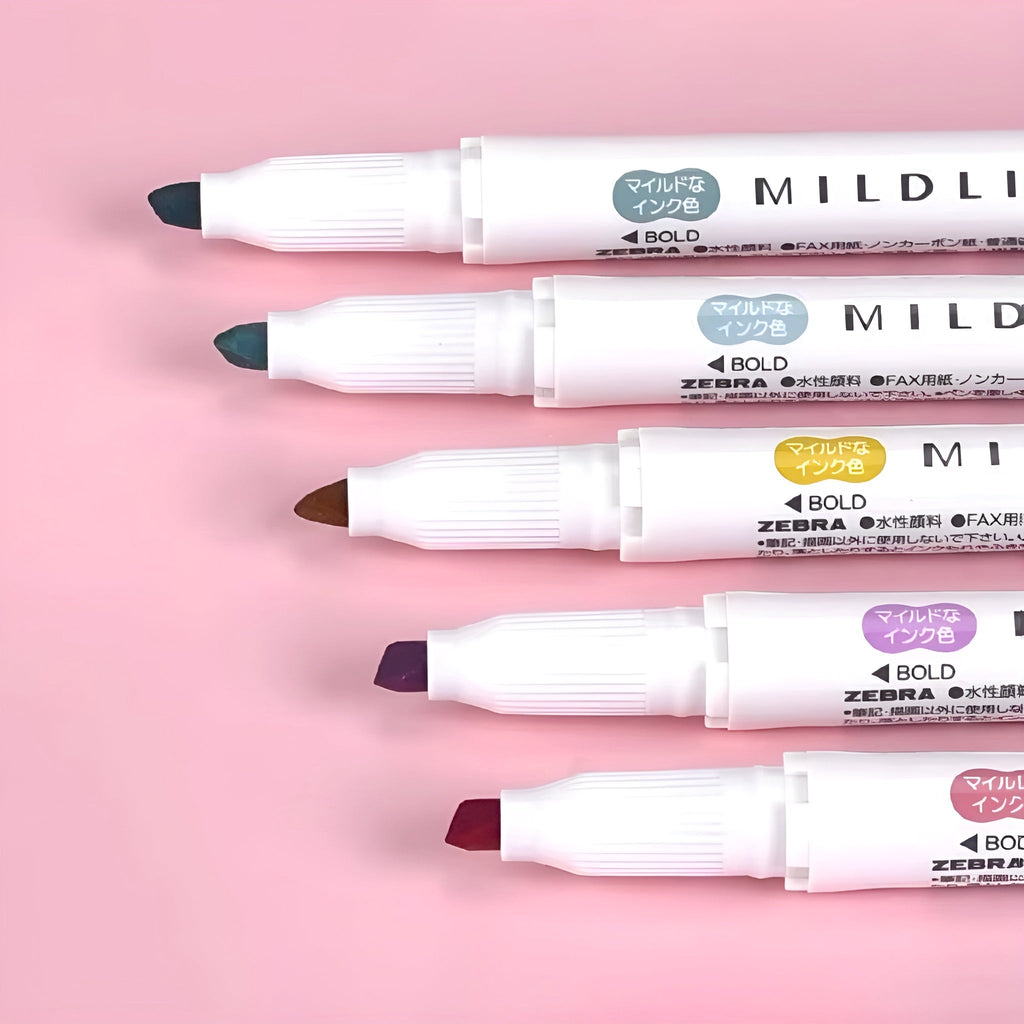 Zebra Mildliner Double Sided Highlighters - NEW COLORS