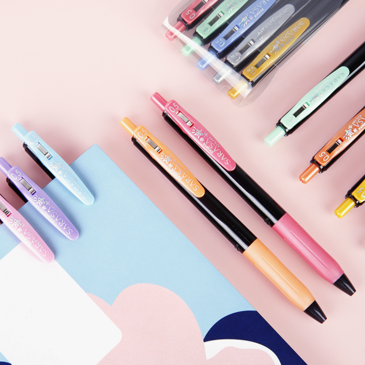 Zebra Sarasa Clip Gel Pen - Decoshine Color