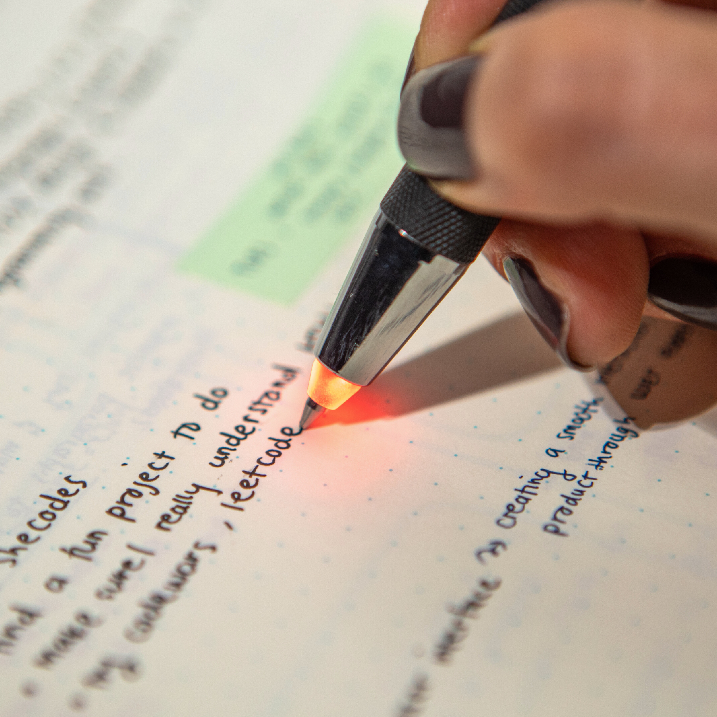 Zebra Lightwrite α Red LED - Black - Black Ink - 0.7mm