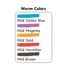 Zebra Mildliner - Warm - 5 x Double Sided Highlighter Set