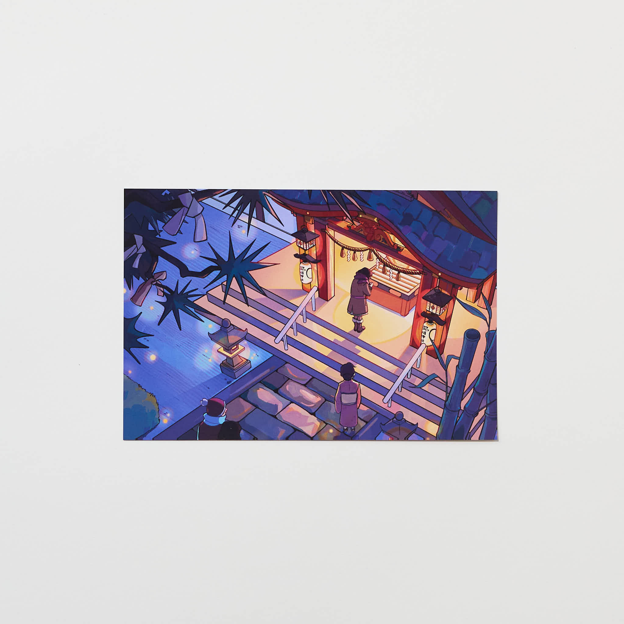 "A Quiet New Years" Postcard by Alithia / Bungu