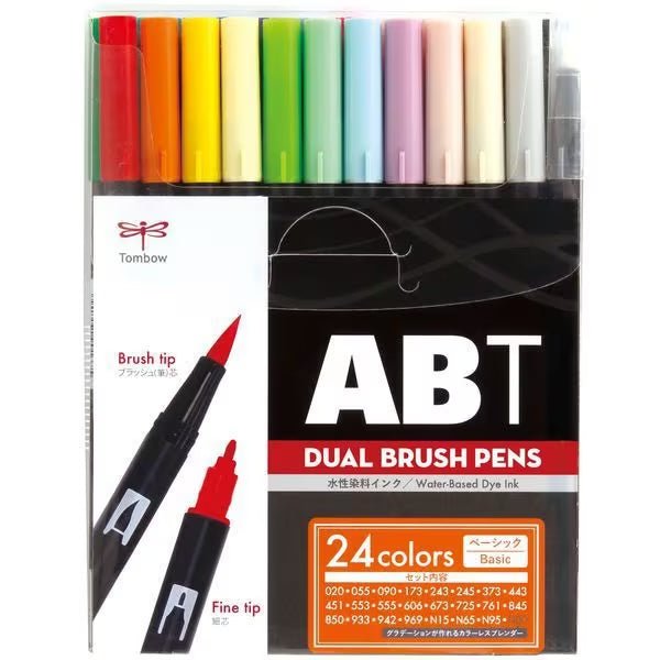 ABT Dual Brush Pen Color Sets / Tombow