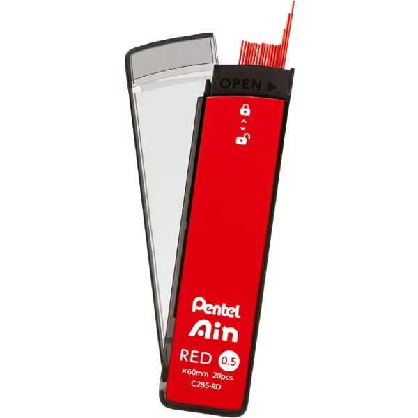 Ain Polysheath Red Pencil Lead / Pentel