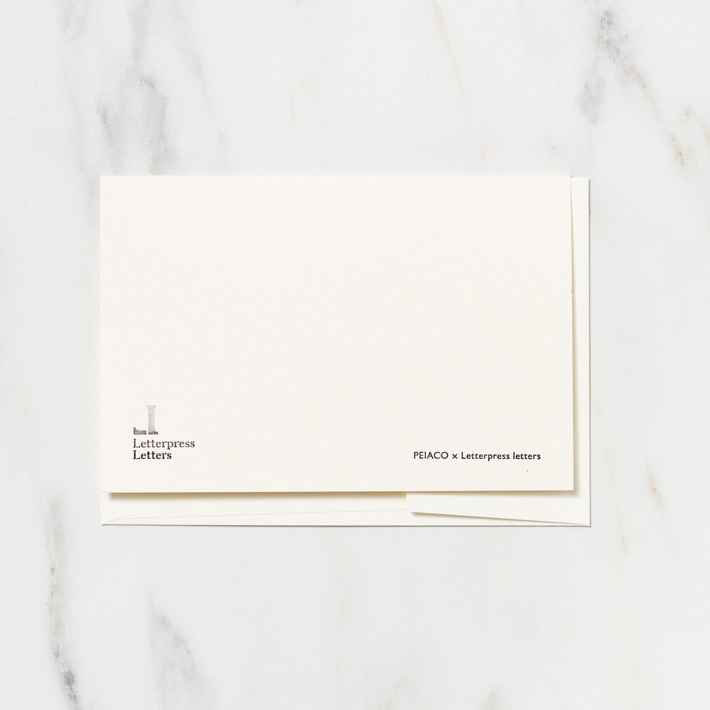 Alex the Dog Card / Letterpress Letters