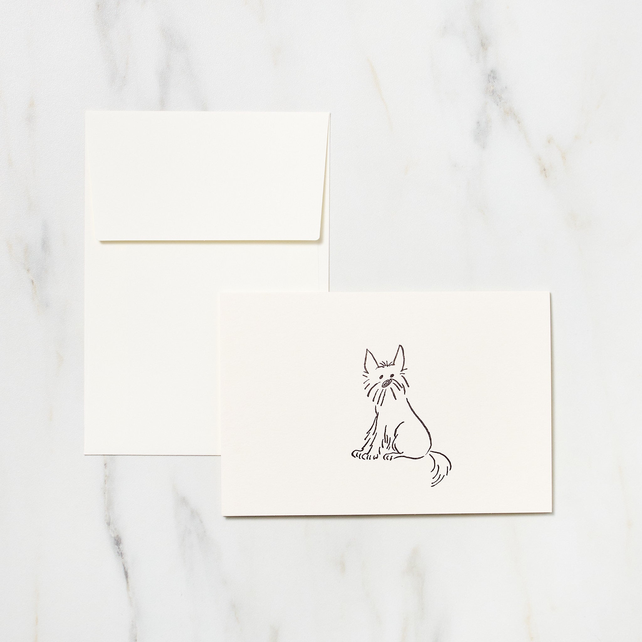 Alex the Dog Card / Letterpress Letters