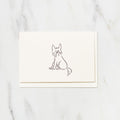 Alex the Dog Card / Letterpress Letters