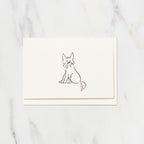 Alex the Dog Card / Letterpress Letters