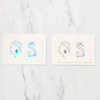 Alphabet Motif Izumi Shiokawa Card / Letterpress Letters