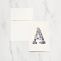 Alphabet Motif Takayo Akiyama Card / Letterpress Letters