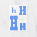 Alphabet Postcard / Letterpress Letters