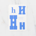 Alphabet Postcard / Letterpress Letters