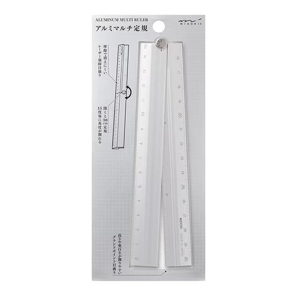 Aluminum Foldable Ruler 30cm / MIDORI