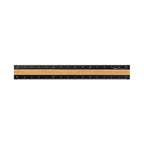 Aluminum & Wood Rulers 15cm / MIDORI