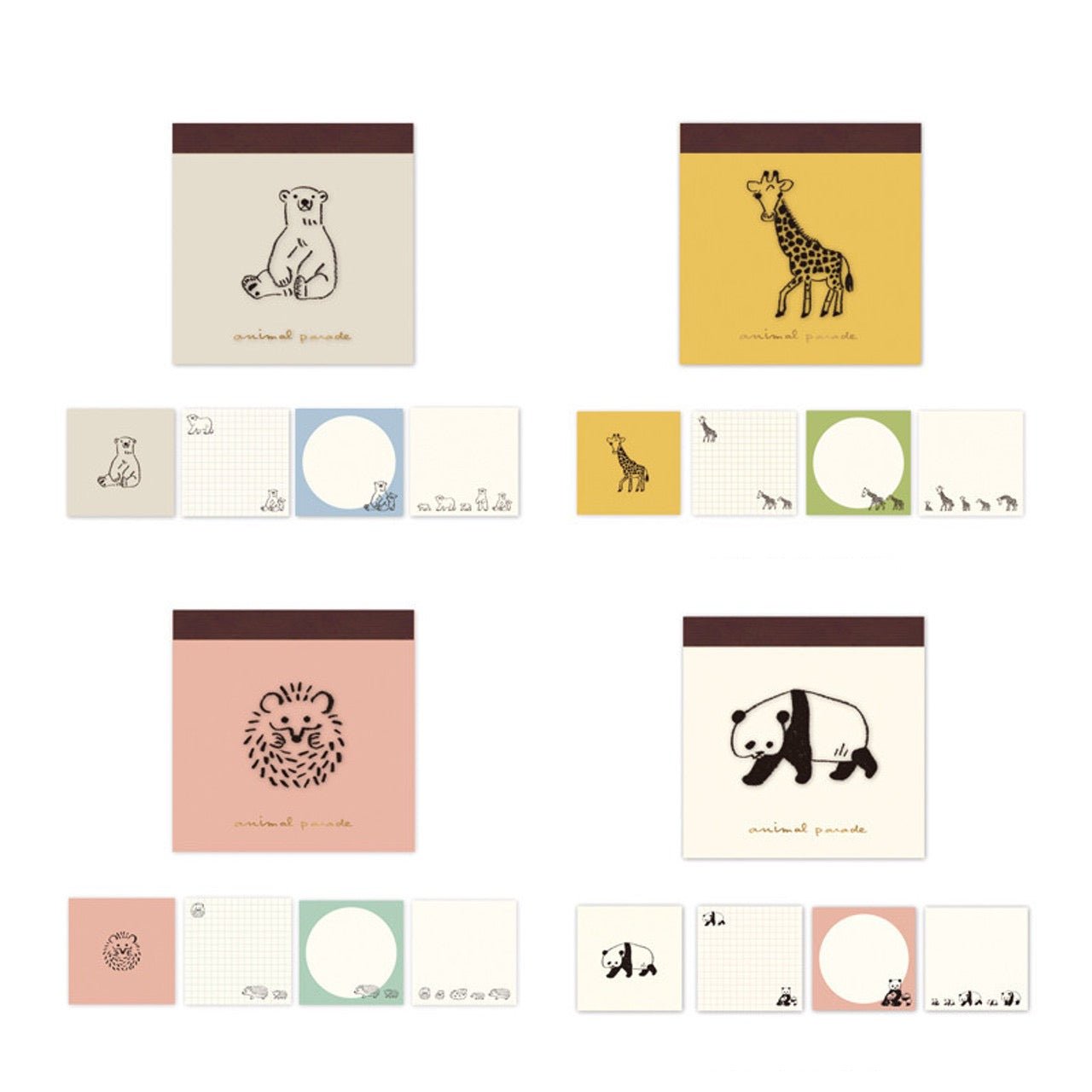 Animal Parade Memo Pad / RYU-RYU