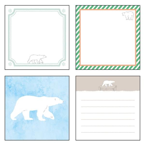 Animal Series Square Memo Pad / GreenFlash