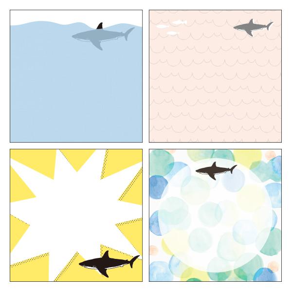 Animal Series Square Memo Pad / GreenFlash