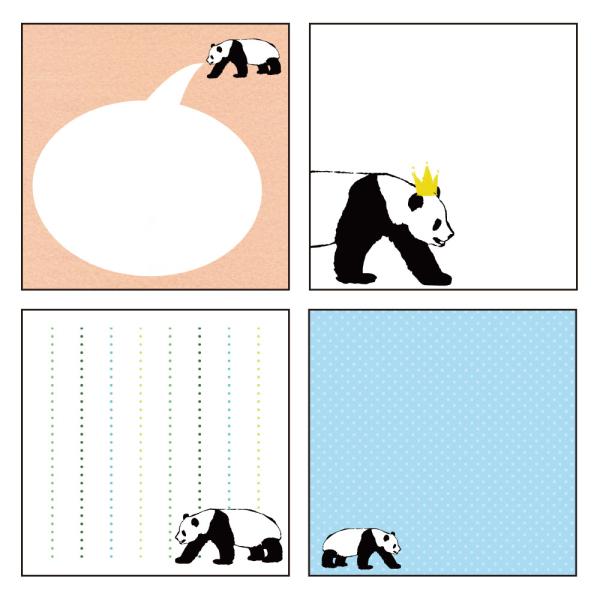 Animal Series Square Memo Pad / GreenFlash