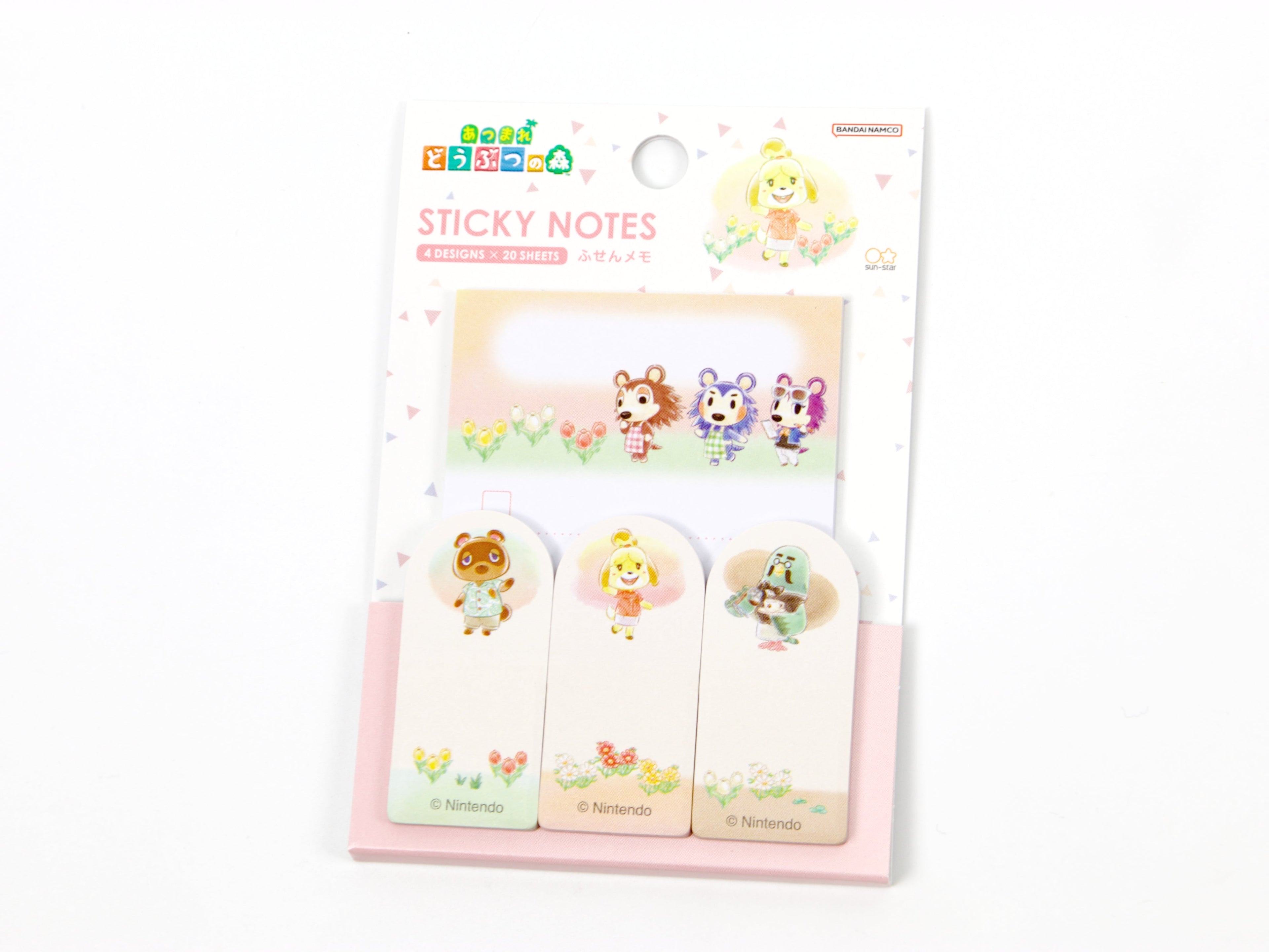 Animal Crossing Sticky Note Page Flags