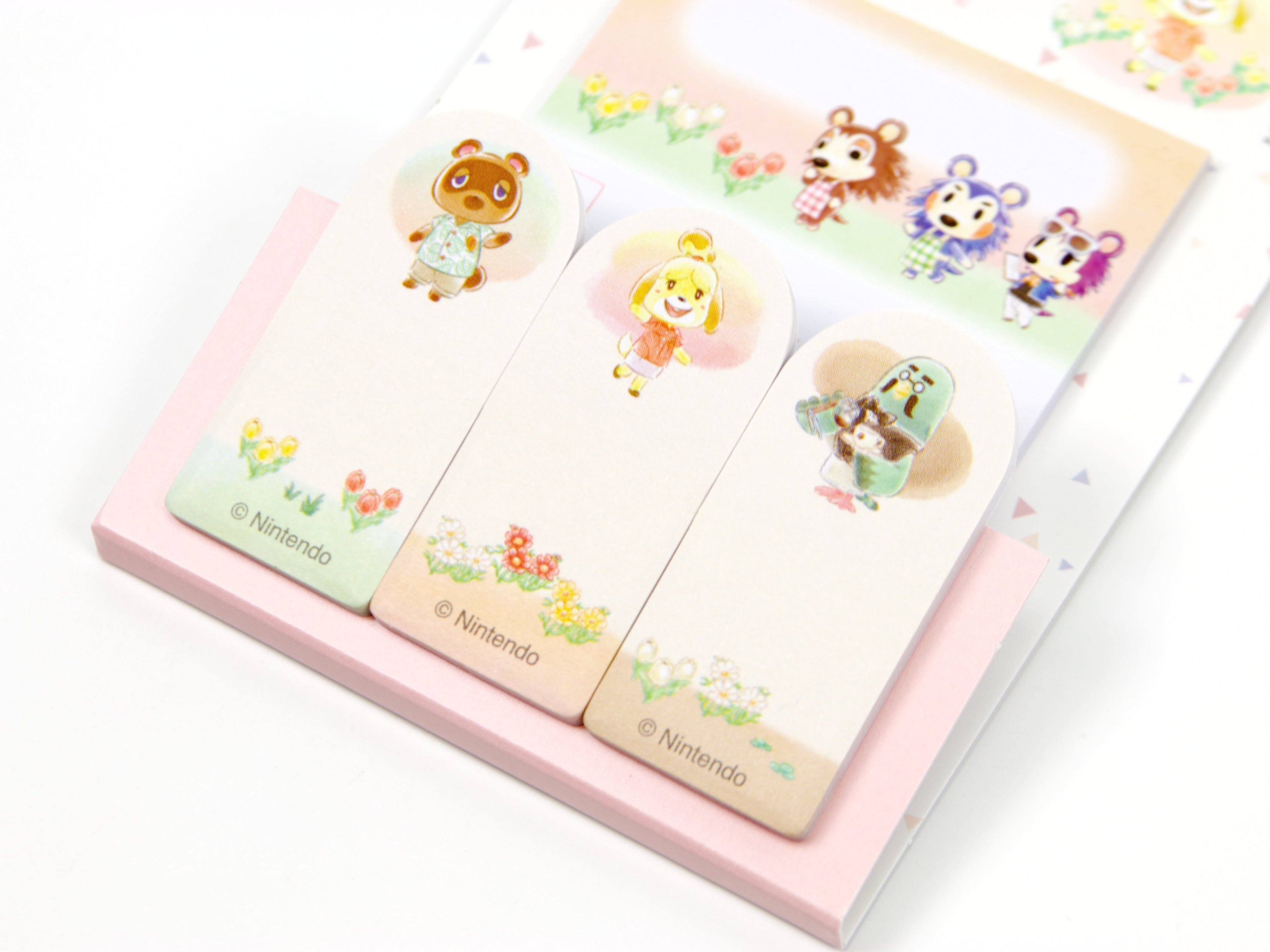 Animal Crossing Sticky Note Page Flags