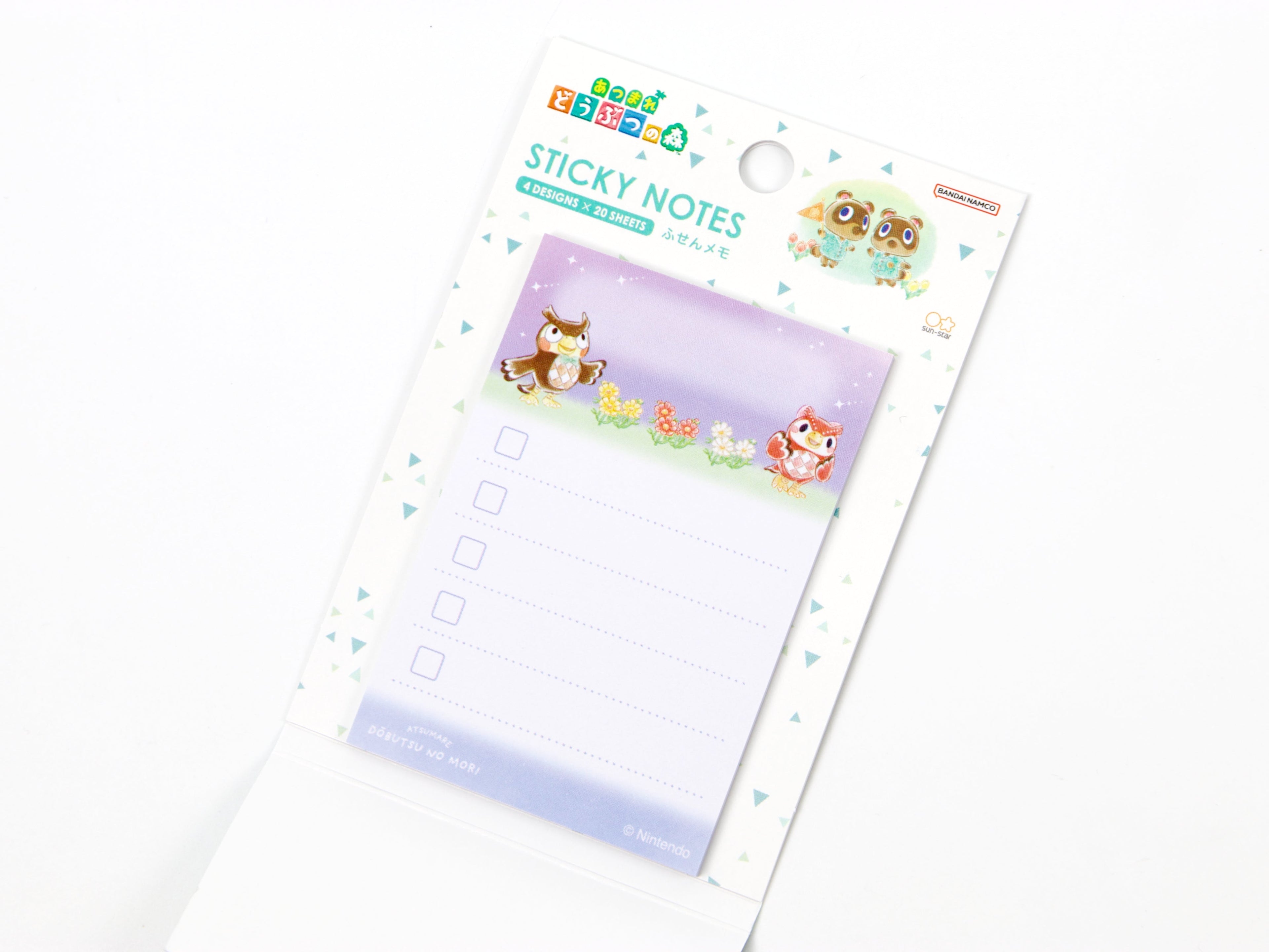 Animal Crossing Sticky Note Page Flags