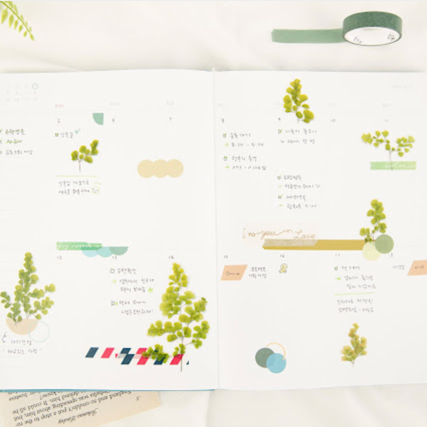 Appree Pressed Flower Stickers - Adiantum