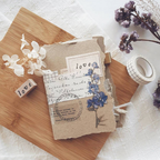 Appree Pressed Flower Stickers - Larkspur
