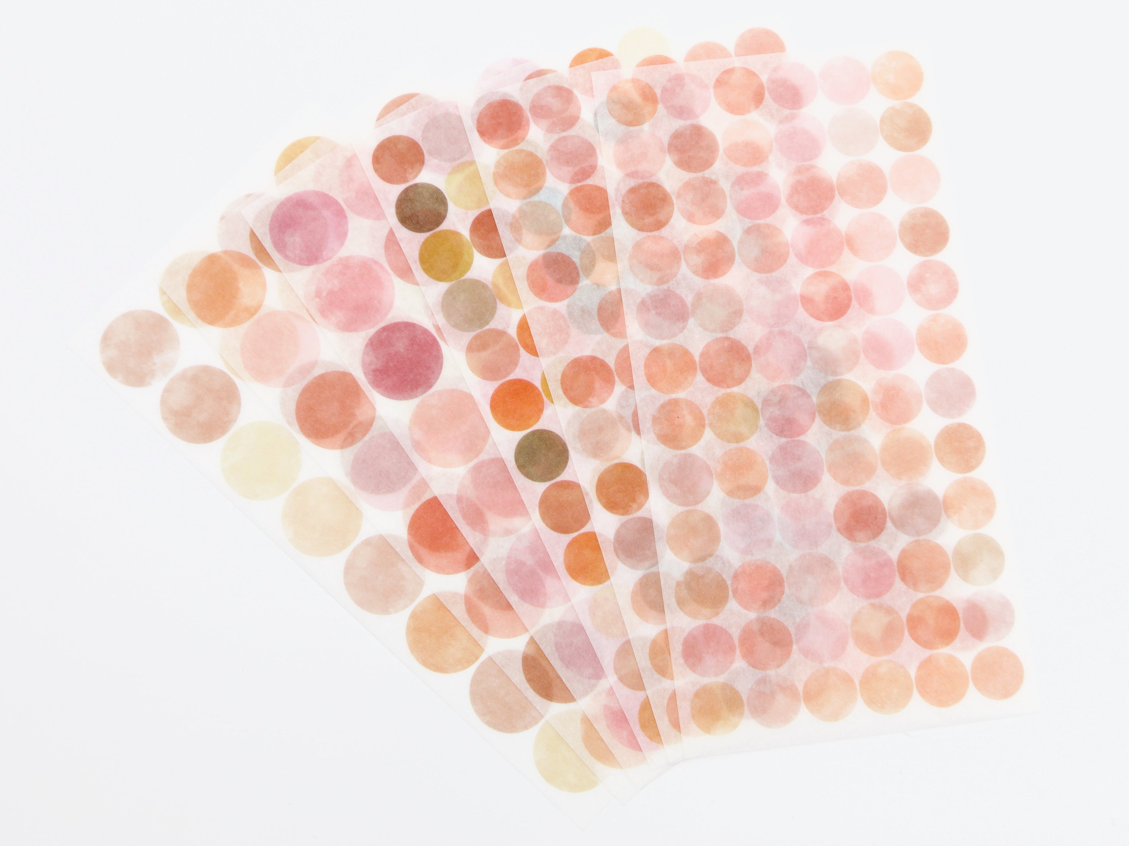 Appree Translucent Washi Dot Mood Stickers