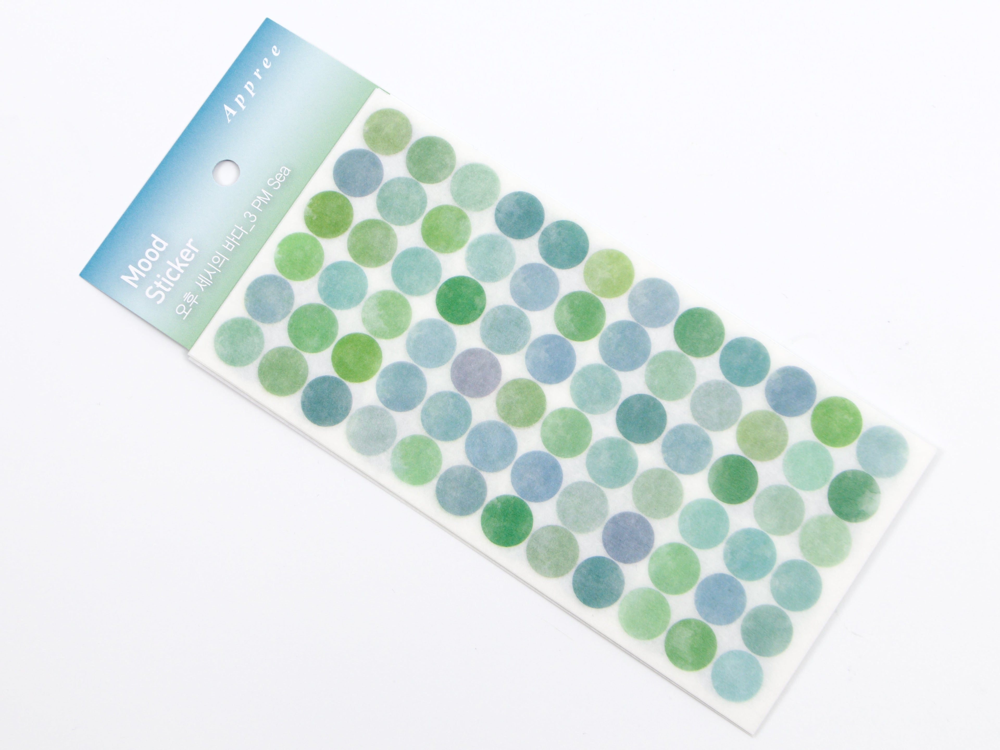 Appree Translucent Washi Dot Mood Stickers