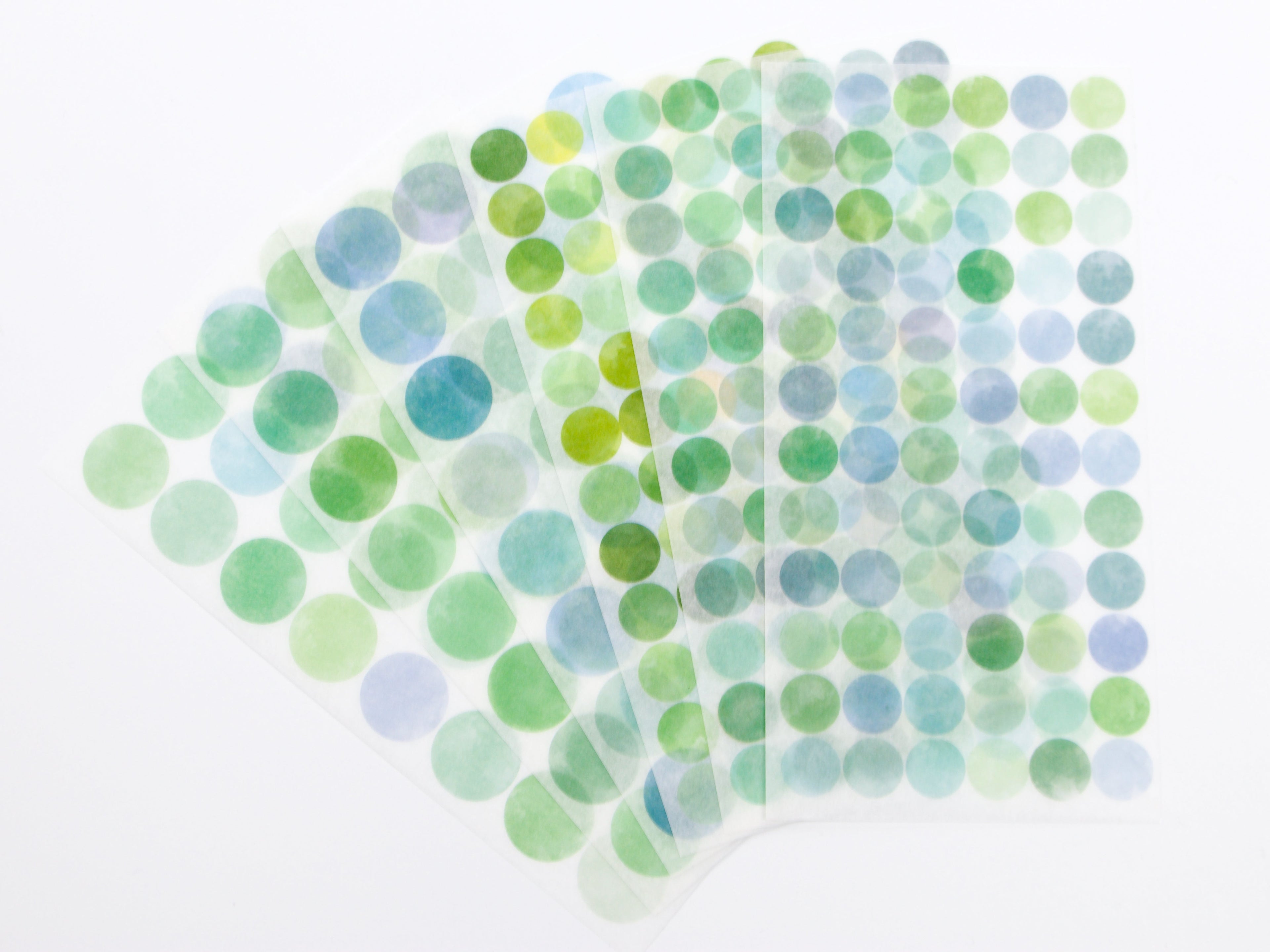 Appree Translucent Washi Dot Mood Stickers
