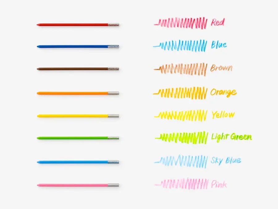Art Multi 8 Multicolor Pencil - Sketching & Illustration Edition / Pentel