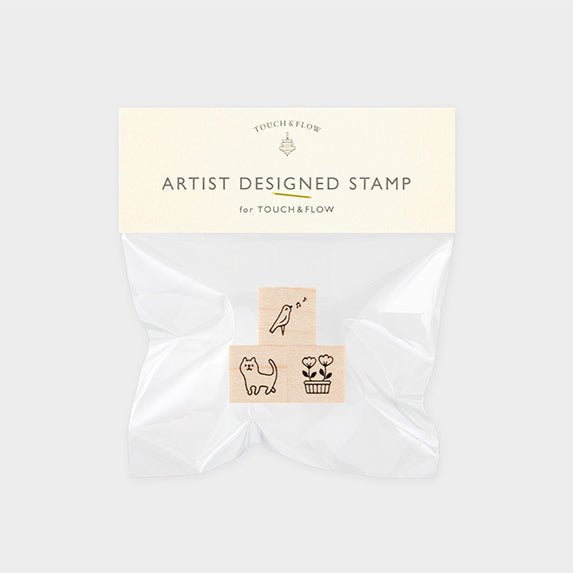 Artist Stamp Series by Yoshiko Torisu / TOUCH & FLOW