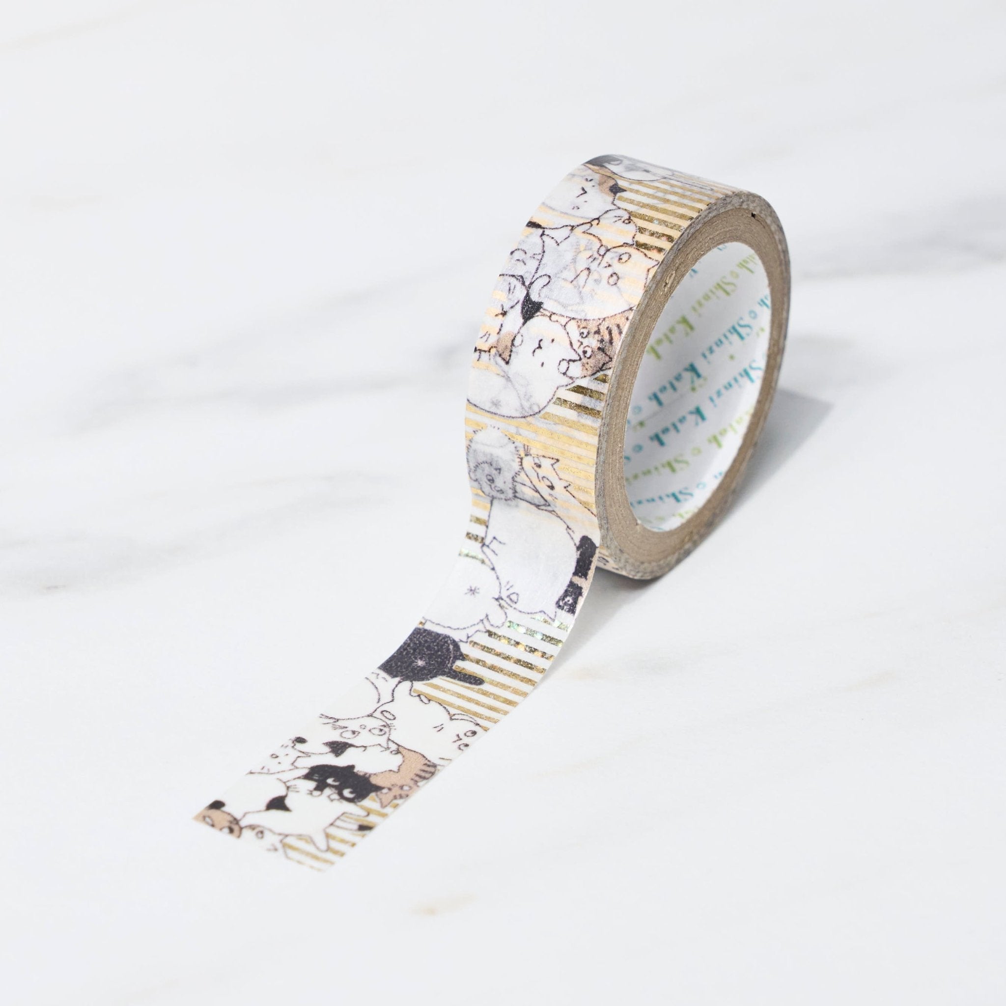 Ballet Nekonekone Cat Masking Tape Shinzi Katoh Kirapika / Seal Do