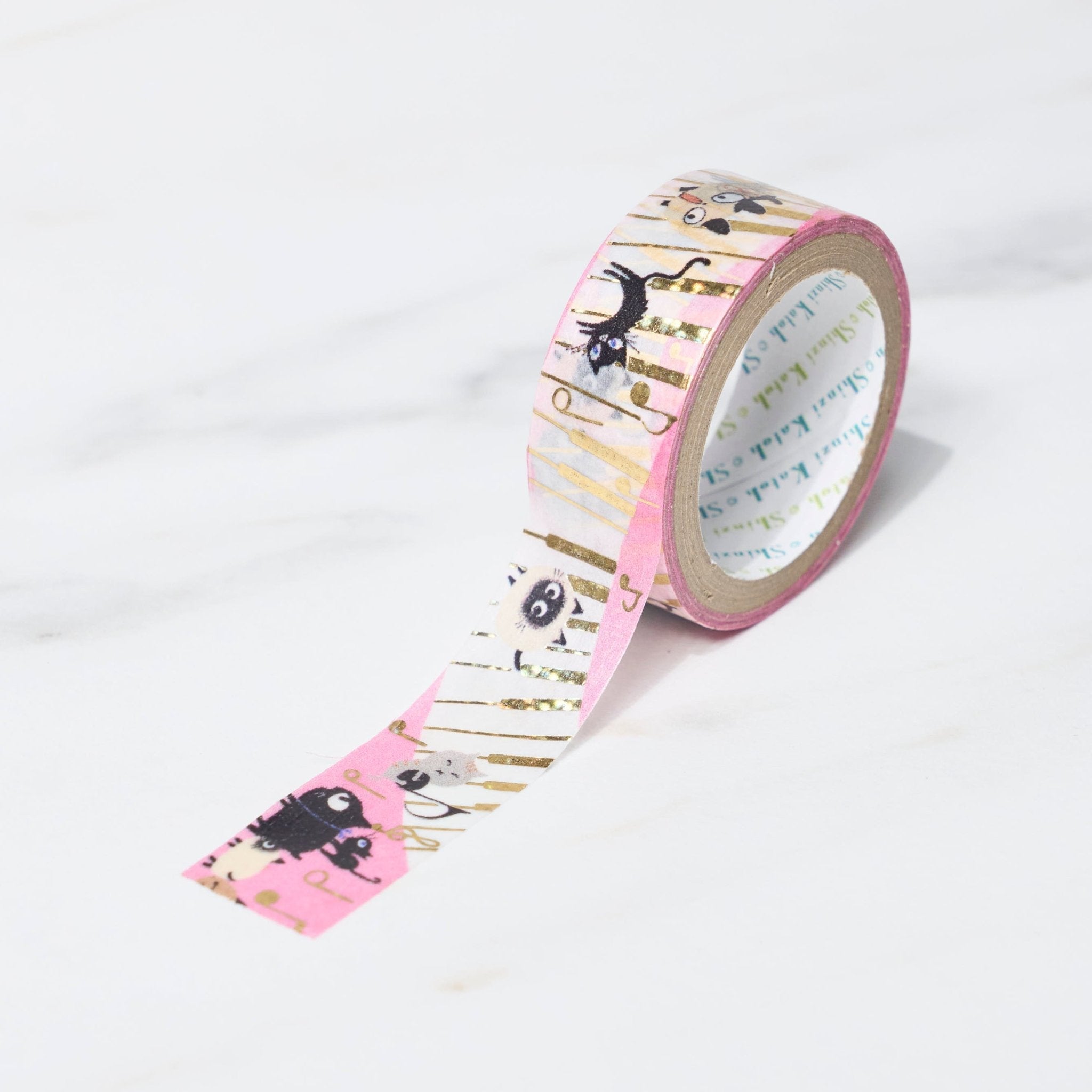 Ballet Nekonekone Cat Masking Tape Shinzi Katoh Kirapika / Seal Do
