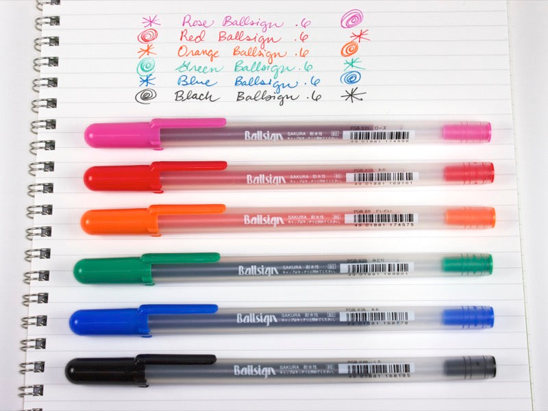 Ballsign 80 Six Color Set