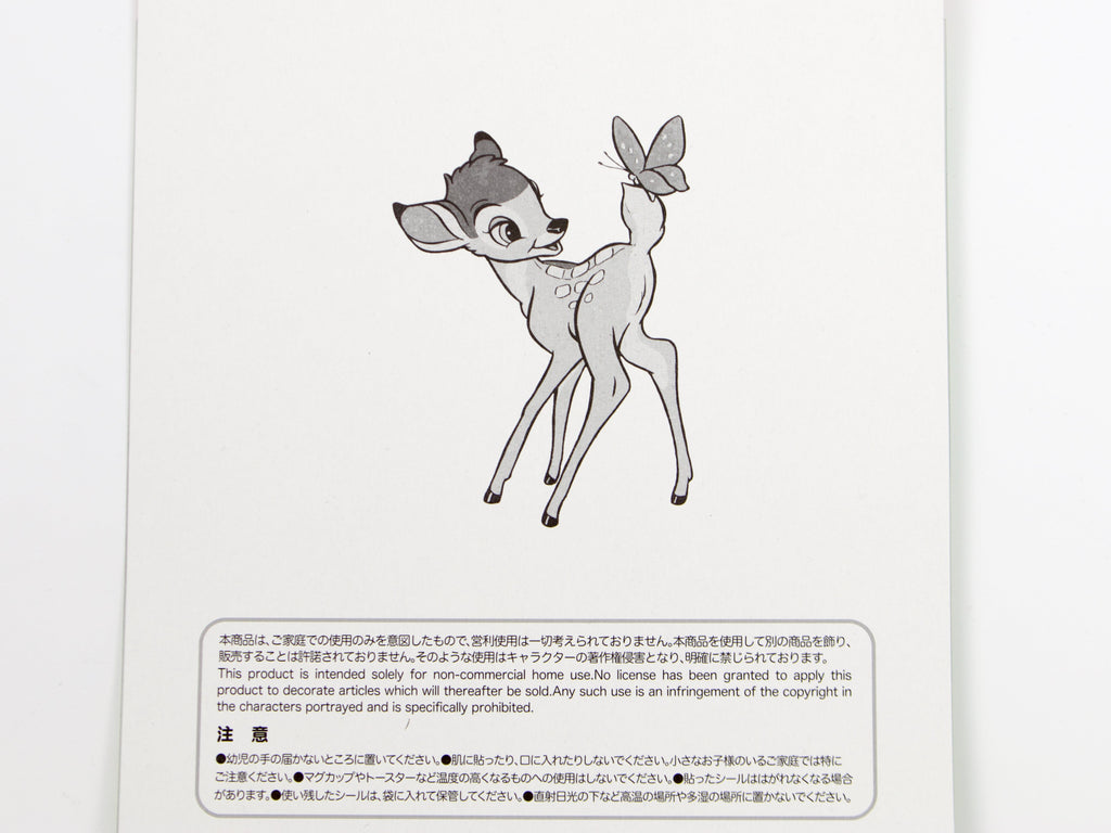 Bambi Big Clear Stickers