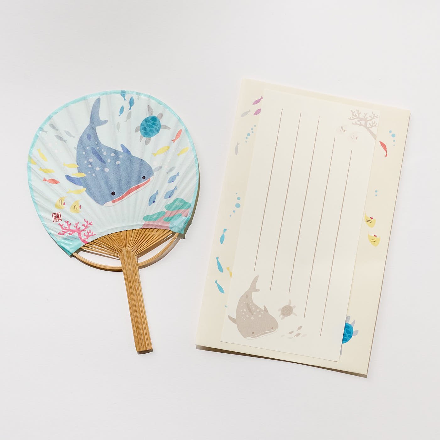Bamboo Hand Fan Greeting Card / ACTIVE CORPORATION
