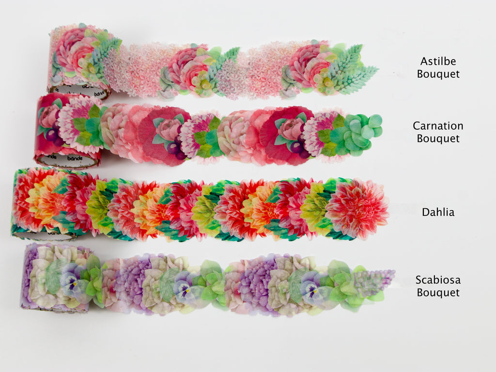 Bande Washi Roll Stickers - Large Floral