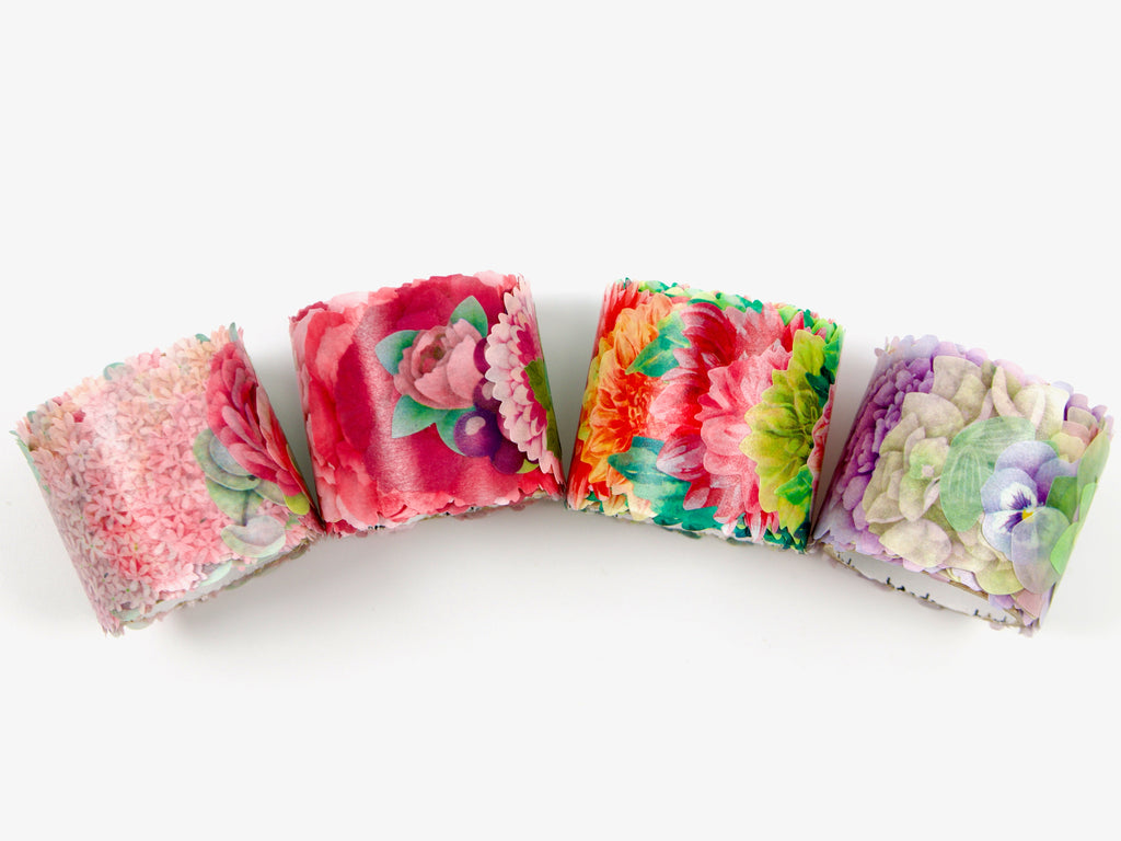 Bande Washi Roll Stickers - Large Floral