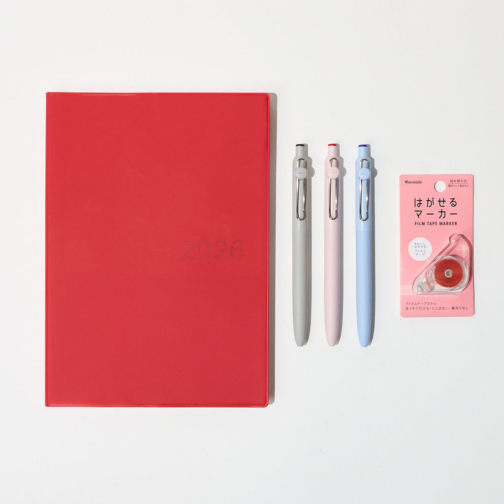 Basic 2026 Planner Bundle – Red