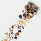 Sunflower & Navy Wide Washi/PET Tape