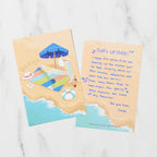 "Beachside Daydreams" Postcard by Angelyn / Bungu