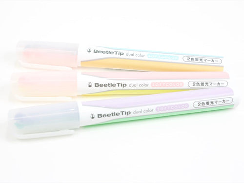 Beetle-Tip Dual Color Soft Colors 3 Color Set