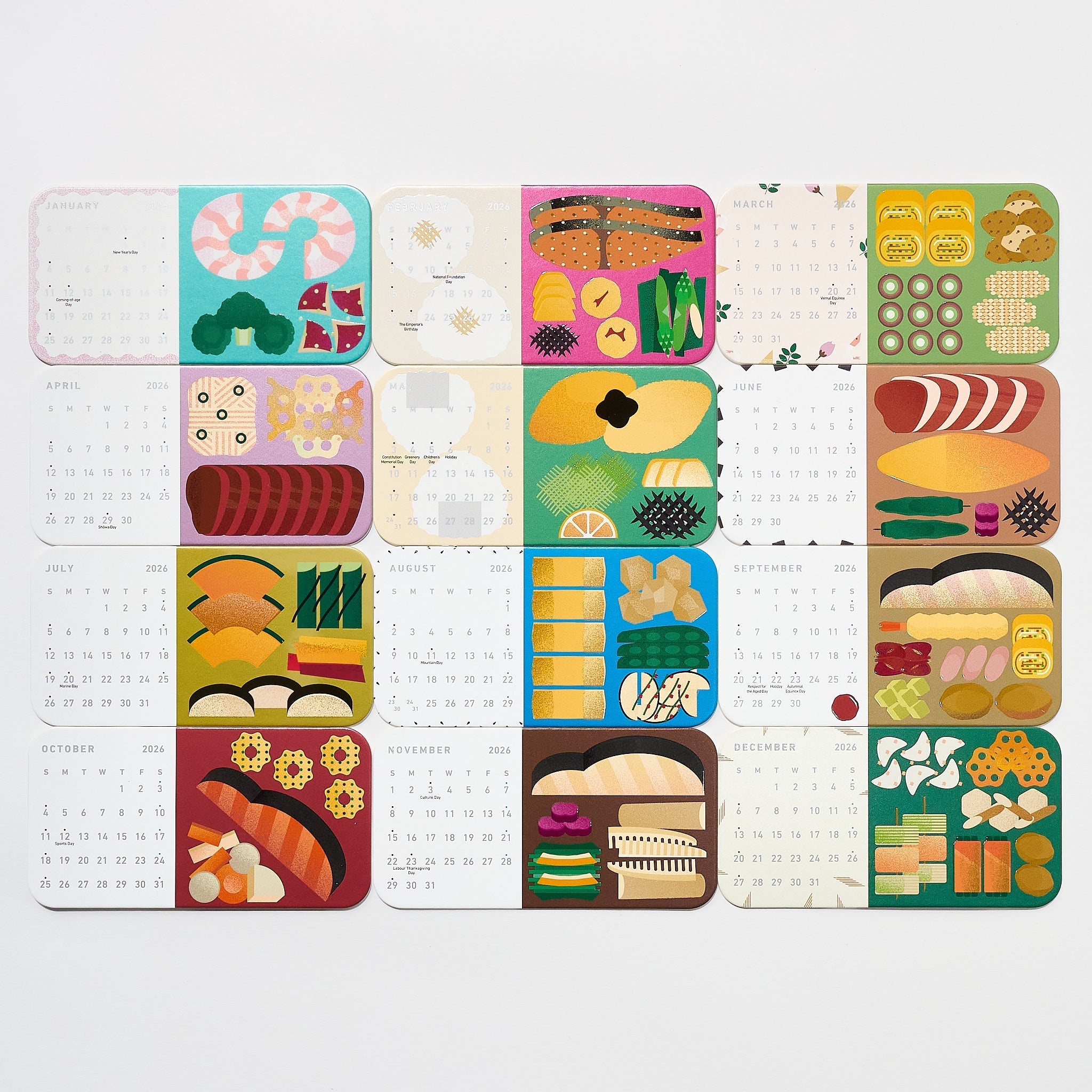 BENTO CALENDAR 2026 / ICHIKUDO