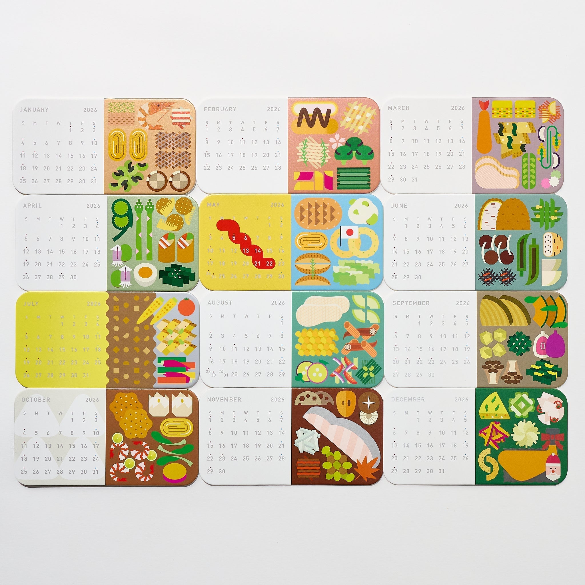 BENTO CALENDAR 2026 / ICHIKUDO