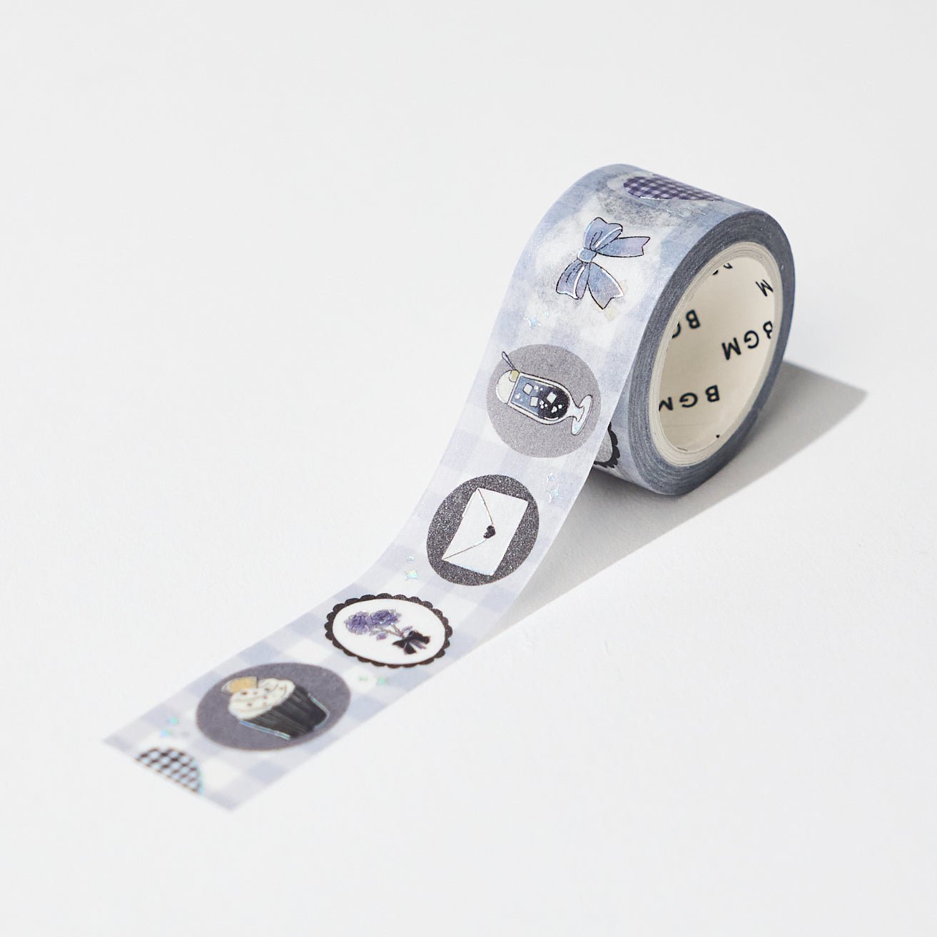 BGM Favorite Color Series 20mm Silver Foil Masking Tape / BGM