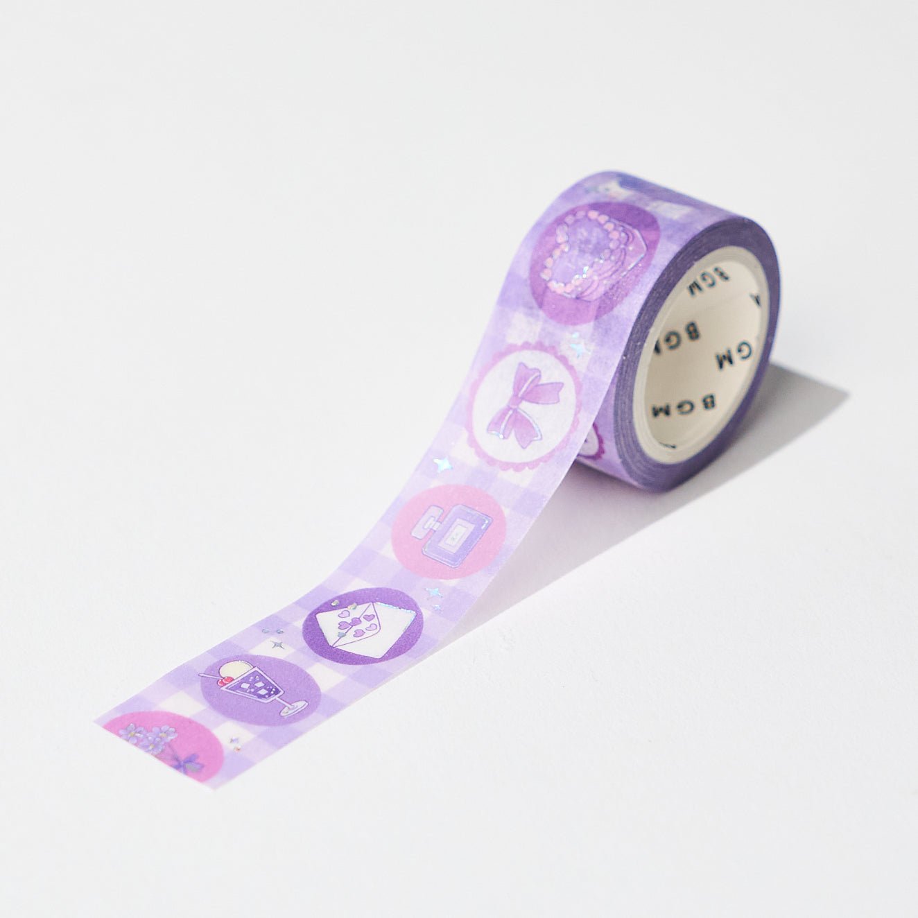BGM Favorite Color Series 20mm Silver Foil Masking Tape / BGM